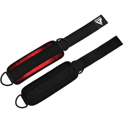 Манжети на щиколотку RDX A4 Gym Ankle Pro 26х10 см Red Pair