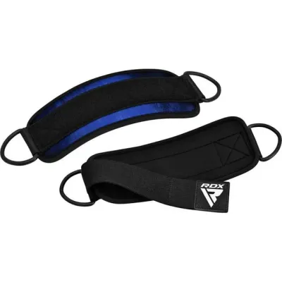 Манжети на щиколотку RDX A4 Gym Ankle Pro 26х10 см Blue Pair Манжети на щиколотку RDX A4 Gym Ankle Pro 26х10 см Blue Pair