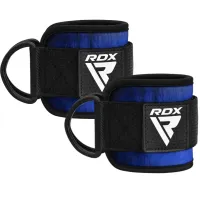 Манжети на щиколотку RDX A4 Gym Ankle Pro 26х10 см Blue Pair Манжети на щиколотку RDX A4 Gym Ankle Pro 26х10 см Blue Pair