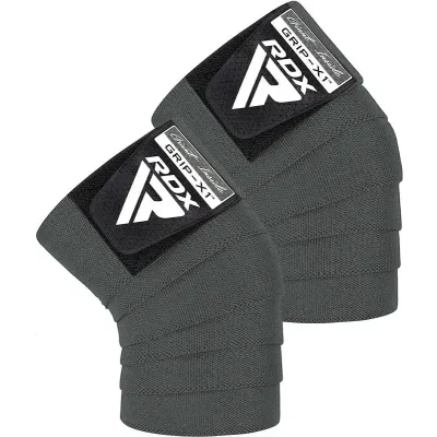 Бинты на колени RDX K1 GYM Knee Wraps Grey