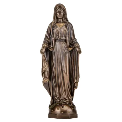Інтер'єрна статуетка Діва Марія 23х6х8 см Veronese Коричневий AL229448