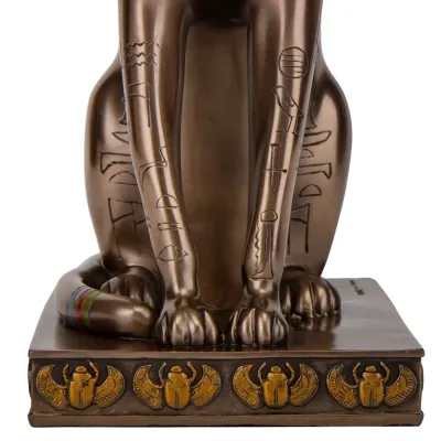 Интерьерная статуэтка Egyptian cat 30х16х13 см Veronese Разноцветный AL229450 Интерьерная статуэтка Egyptian cat 30х16х13 см Veronese Разноцветный AL229450