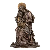 Інтер'єрна статуетка Марія з Ісусом на руках 24х16х16 см Veronese Коричневий AL229452 Інтер'єрна статуетка Марія з Ісусом на руках 24х16х16 см Veronese Коричневий AL229452
