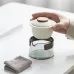 Дорожній чайний набір з чохлом No Brand HR-068 заварник та 3 піали White