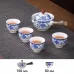 Набор для чайной церемонии No Brand из 6 предметов Blue+White
