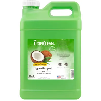 Шампунь TropiClean Gentle Coconut Pet 16:1 гипоалергенный с ароматом нежного кокоса 9.5 л