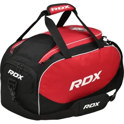 Спортивна сумка RDX R1 Duffel Bag with Backpack Straps 29х30х58 см Black/Red Спортивна сумка RDX R1 Duffel Bag with Backpack Straps 29х30х58 см Black/Red