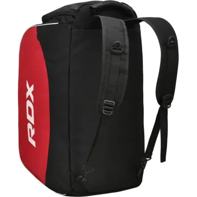 Спортивна сумка RDX R1 Duffel Bag with Backpack Straps 29х30х58 см Black/Red Спортивна сумка RDX R1 Duffel Bag with Backpack Straps 29х30х58 см Black/Red