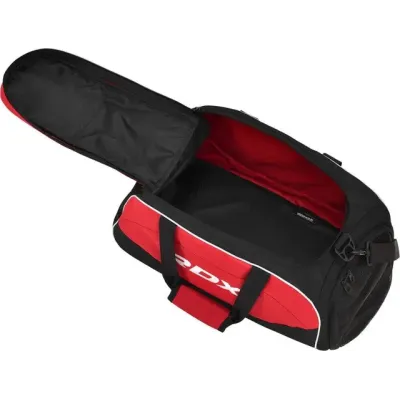 Спортивна сумка RDX R1 Duffel Bag with Backpack Straps 29х30х58 см Black/Red Спортивна сумка RDX R1 Duffel Bag with Backpack Straps 29х30х58 см Black/Red