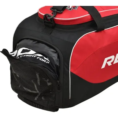 Спортивна сумка RDX R1 Duffel Bag with Backpack Straps 29х30х58 см Black/Red Спортивна сумка RDX R1 Duffel Bag with Backpack Straps 29х30х58 см Black/Red