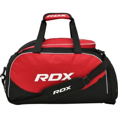 Спортивна сумка RDX R1 Duffel Bag with Backpack Straps 29х30х58 см Black/Red