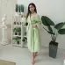 Вафельний халат Luxyart Кімоно розмір (54-56) XL 100% бавовна (LUX-114)