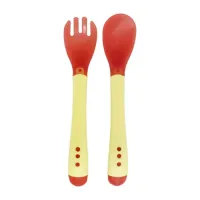 Детский набор Ложка+вилка Хамелеон Mega Zayka MGZ-0104 (Yellow)