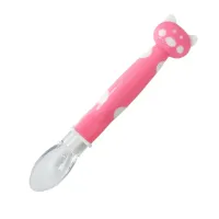 Детская силиконовая ложка Хрюшка Mega Zayka MGZ-0114 (Pink)