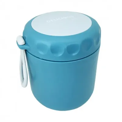 Ланчбокс с ложкой Mega Zayka MGZ-0122 (Blue) 430 мл