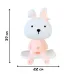 Ночник детский Зайчик на скейте Mega Zayka MGZ-1407 (Pink)