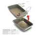Туалет для кошек с ситом для просеивания наполнителя GeorPlast Easy 56х40х25 см серый Туалет для кошек с ситом для просеивания наполнителя GeorPlast Easy 56х40х25 см серый
