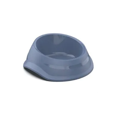 Миска пластиковая GeorPlast для домашних животных Wave1 0.2 л 16х6.5 см синий