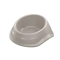 Миска пластикова для домашніх тварин GeorPlast Wave3 23,5х10 см Сірий (20072)