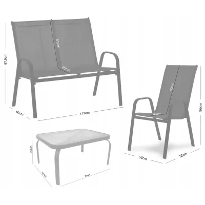 Комплект садовой мебели Garden Line SOFA Grey Комплект садовой мебели Garden Line SOFA Grey