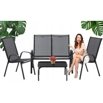 Комплект садовой мебели Garden Line SOFA Black