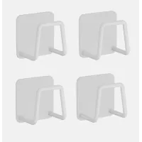 Крючок для кухни из нержавеющей стали держатель ANbeauty 4 шт White (AN0103394)