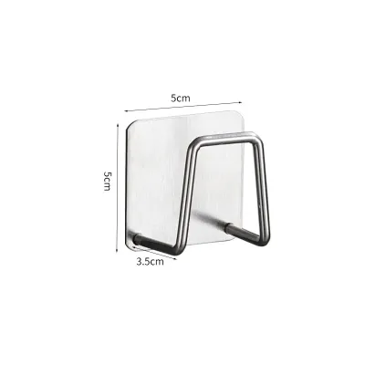 Крючок для кухни из нержавеющей стали держатель ANbeauty 4 шт Silver (AN0103395)