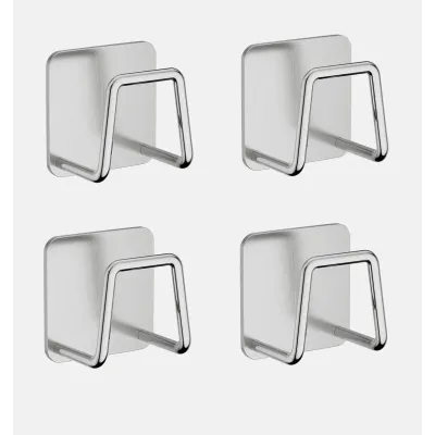 Крючок для кухни из нержавеющей стали держатель ANbeauty 4 шт Silver (AN0103395) Крючок для кухни из нержавеющей стали держатель ANbeauty 4 шт Silver (AN0103395)