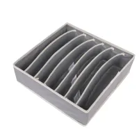 Органайзер тканинний в шафу для зберігання 7 комірок ANbeauty Gray (AN0103403) Органайзер тканинний в шафу для зберігання 7 комірок ANbeauty Gray (AN0103403)