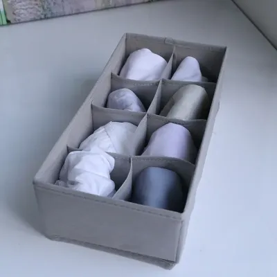 Органайзер тканевый в шкаф для хранения 8 ячеек ANbeauty Gray (AN0103405)