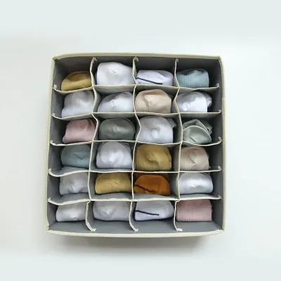 Органайзер тканевый в шкаф для хранения 24 ячейки ANbeauty Gray (AN0103406) Органайзер тканевый в шкаф для хранения 24 ячейки ANbeauty Gray (AN0103406)