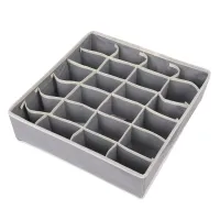 Органайзер тканевый в шкаф для хранения 24 ячейки ANbeauty Gray (AN0103406)