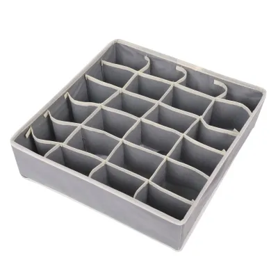Органайзер тканинний в шафу для зберігання 24 комірки ANbeauty Gray (AN0103406)