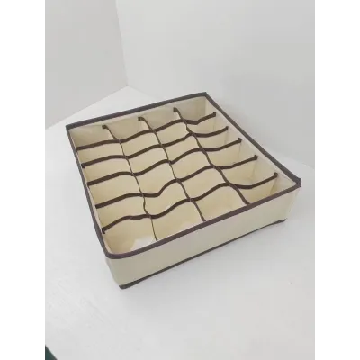 Органайзер тканевый в шкаф для хранения 24 ячейки ANbeauty Beige (AN0103410) Органайзер тканевый в шкаф для хранения 24 ячейки ANbeauty Beige (AN0103410)