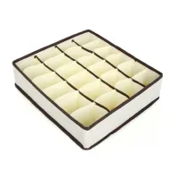 Органайзер тканинний в шафу для зберігання 24 комірки ANbeauty Beige (AN0103410)