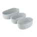 Набор из 3 плетеных корзин для хранения ANbeauty Gray (AN0103414)
