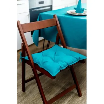 Подушка на стілець Прованс 40х40 см Синій/блакитний (1141)