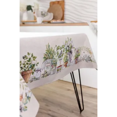 Скатертина Garden Прованс 136х136 см Різнокольоровий (8781)