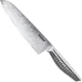 Нож кухонный Сантоку 180 мм Suncraft Moka Damascus (DMK-101)
