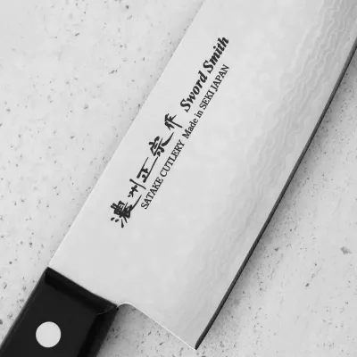 Кухонний ніж Сантоку 170 мм Satake Unique Damascus (806-961) Кухонний ніж Сантоку 170 мм Satake Unique Damascus (806-961)