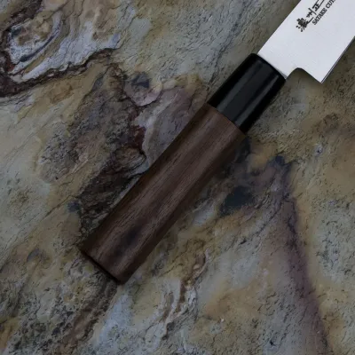 Ніж кухонний 120 мм Satake Kenta Walnut (808-019) Ніж кухонний 120 мм Satake Kenta Walnut (808-019)
