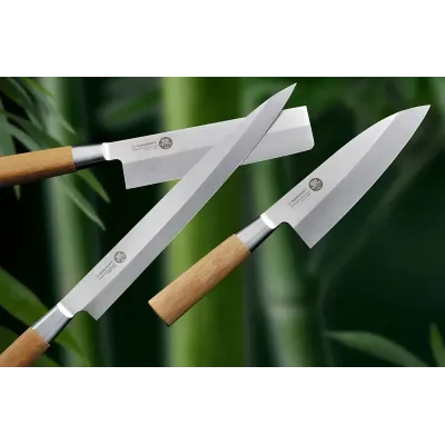 Нож кухонный Накири Usuba 167 мм Suncraft MU Bamboo (MU-08)
