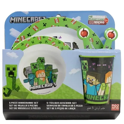 Набор посуды детский 5 предметов Stor Minecraft (40650)