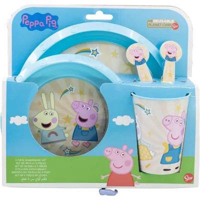 Набор посуды детский 5 предметов Stor Peppa Pig (52815)