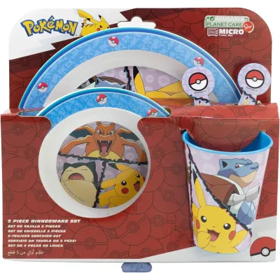 Набір посуду дитячий 5 предметів Stor Pokemon (08010) Набір посуду дитячий 5 предметів Stor Pokemon (08010)