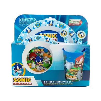 Набор посуды детский 5 предметов Stor Sonic (40550) Набор посуды детский 5 предметов Stor Sonic (40550)