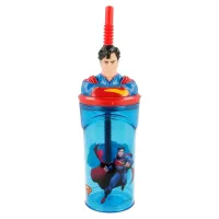 Склянка для дітей з трубочкою 360 мл Stor Superman (93058) Склянка для дітей з трубочкою 360 мл Stor Superman (93058)