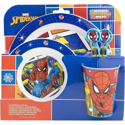 Набір посуду дитячий 5 предметів Stor Spider-Man (74750)