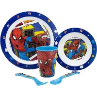 Набір посуду дитячий 5 предметів Stor Spider-Man (74750) Набір посуду дитячий 5 предметів Stor Spider-Man (74750)