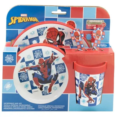 Набір посуду дитячий 5 предметів Stor Spider-Man (74785)